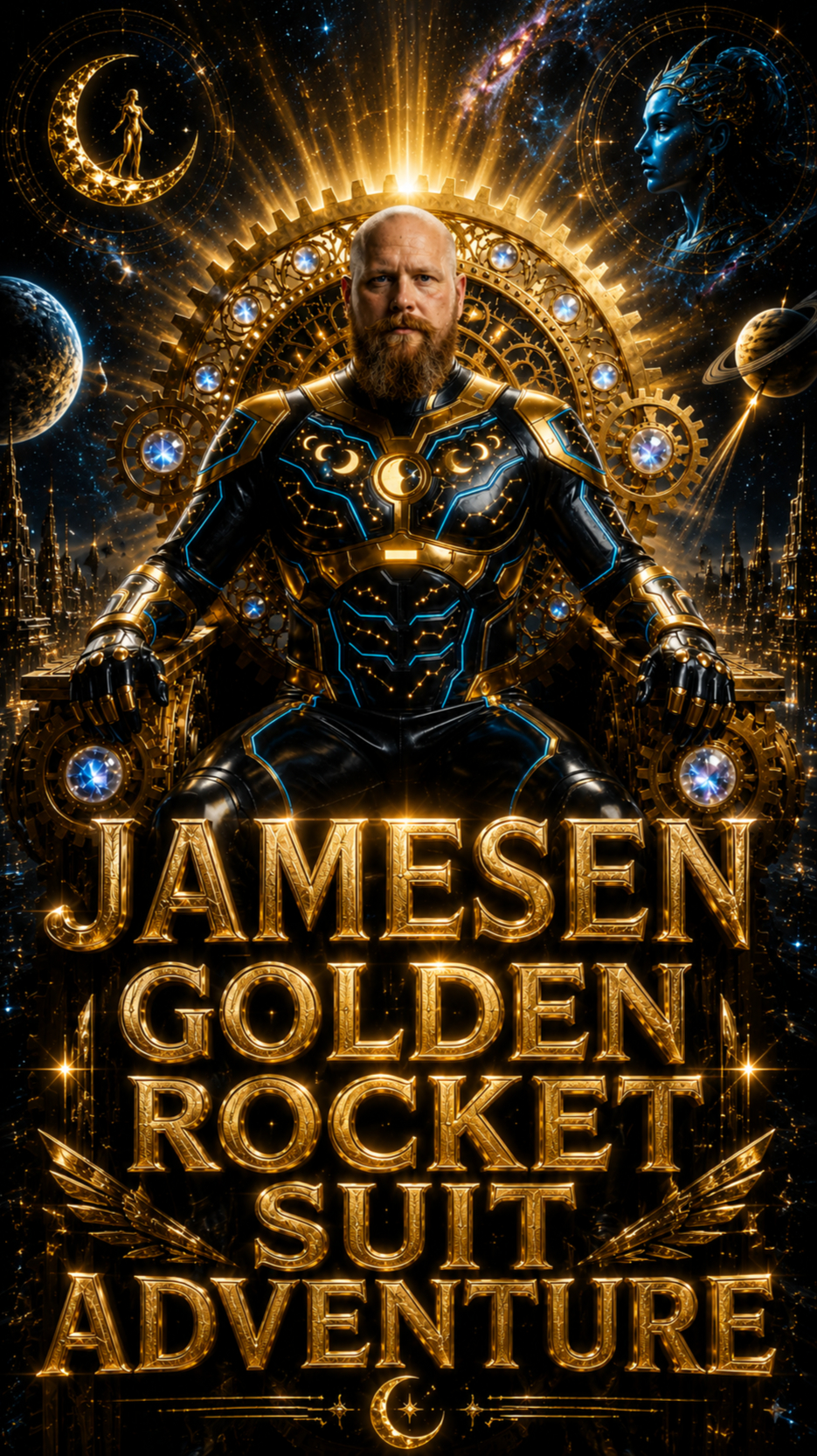 Golden Rocket Bed Adventure